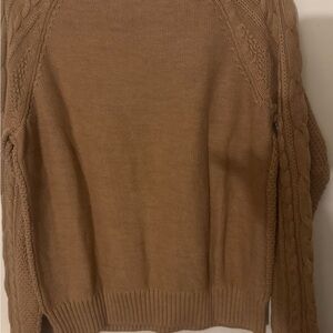 GAP Kids Tan Cable Knit Sweater